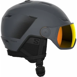 Salomon Pioneer LT Visor Eben S (53-56 cm) Lyžařská helma