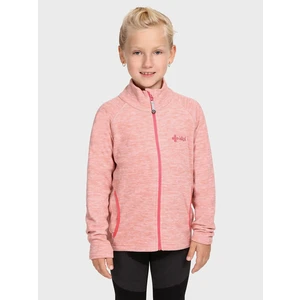 Children's fleece sweatshirt Kilpi ALACANT-J Light pink