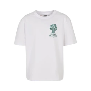 Boys Organic Tree Logo Tee White