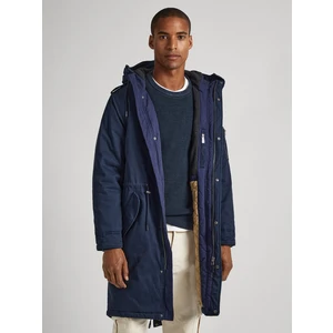 Pepe Jeans Bowie Dark Blue Men's Winter Parka - Men's