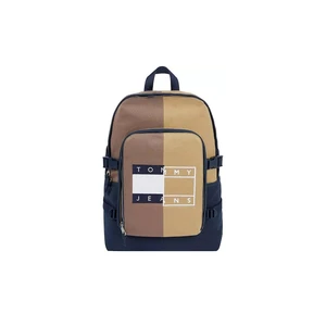 Tommy Jeans Backpack - TJM HERITAGE DOME BP SPLICED beige