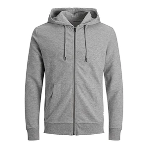 Light Grey Basic Hoodie Jack & Jones - Men