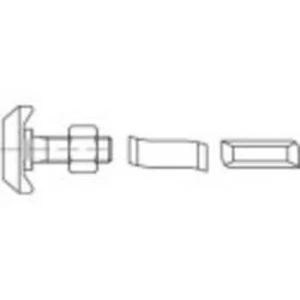 Šroub s T hlavou 161504, N/A, M12, 200 mm, ocel, 25 ks