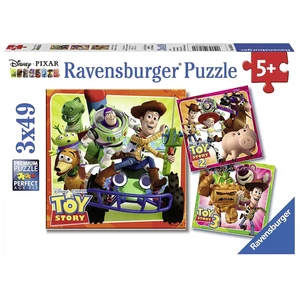 Ravensburger Puzzle Toy Story historie hraček 3 x 49 dílků