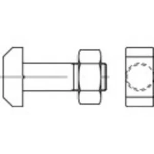 Šroub s T hlavou TOOLCRAFT 106203, N/A, M12, 40 mm, ocel, 10 ks