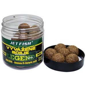 Jet fish vyvážené boilie legend range bioliver-ananás/n-butyric 250 ml - 24 mm