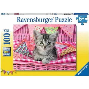 Ravensburger Puzzle Roztomilé kotě 100 dílků