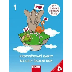 Procvičovací karty na celý školní rok 1 pro děti s SVP [Netradiční karty]