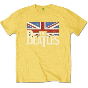 The Beatles T-shirt Logo & Vintage Flag Jaune 5 - 6 ans