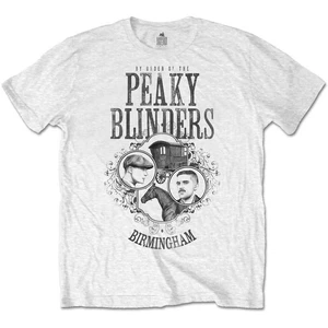 Peaky Blinders Koszulka Horse & Cart Biała-Graficzny 2XL