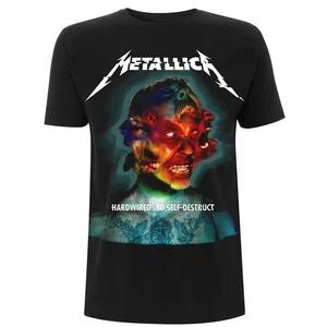 Metallica Tričko Hardwired Album Cover Černá XL