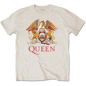 Queen Tricou Classic Crest Crem-Grafic-Natural 2XL