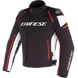 Dainese Racing 3 D-Dry Black/White/Fluo Red 48 Textilní bunda