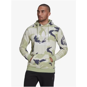 Creamy Green Men's Patterned Hoodie adidas Originals - Men