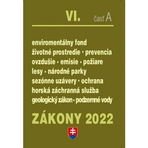 Zákony VI-A/2022 – životné prostredie