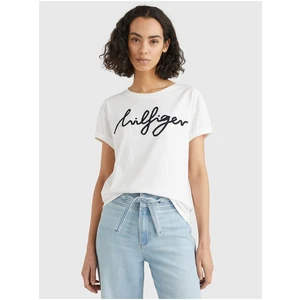 White Women's T-Shirt Tommy Hilfiger - Women