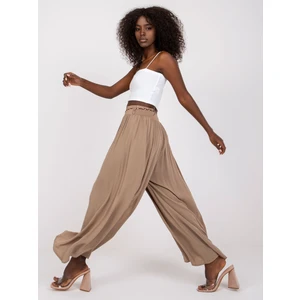 Beige wide trousers Surie O BELLA