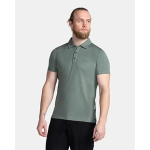 Men's polo shirt KILPI OLIVA-M Dark green