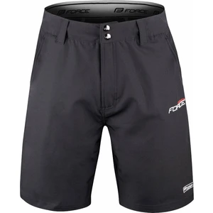 Force Blade MTB Shorts Removable Pad Black XS Nadrág kerékpározáshoz