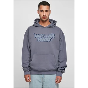 Men's Sweatshirt Nice For What ultra Heavy Oversize Hoodie - Blue