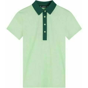 J.Lindeberg Henrietta Debossed Patina Green L Polo-Shirt