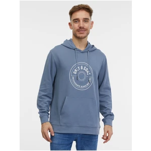 Men's Blue Hoodie ONLY & SONS Lamer - Men