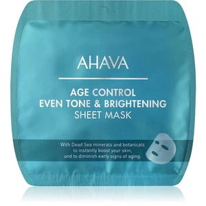 Ahava Time To Smooth rozjasňující plátýnková maska proti vráskám