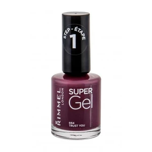 Rimmel Super Gel By Kate gélový lak na nechty bez použitia UV/LED lampy odtieň 054 Trust You 12 ml