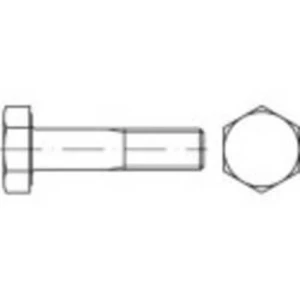 HV skrutky šesťhranné TOOLCRAFT 146780, N/A, M20, 85 mm, ocel, 1 ks