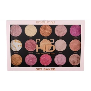 Makeup Revolution London Pro HD Amplified Palette 37,5 g rozjasňovač pro ženy Get Baked Cruelty free