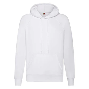 Biała bluza męska z kapturem Lightweight Hooded Sweat Fruit of the Loom