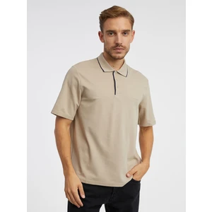 Jack & Jones Blamatt Triko Béžová