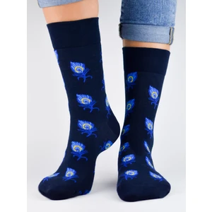 NOVITI Unisex's Socks SB002-U-11 Navy Blue