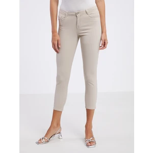 Beige Women's Skinny Fit Jeans CAMAIEU - Women