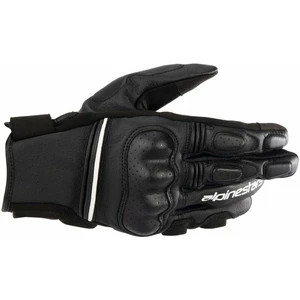 Alpinestars Phenom Leather Gloves Black/White S Motoros kesztyűk