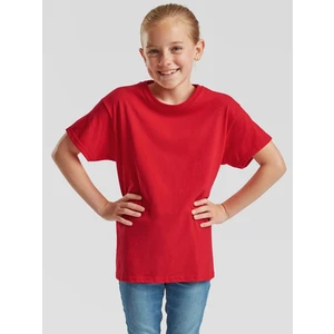 Red T-shirt for Kids Original Fruit of the Loom