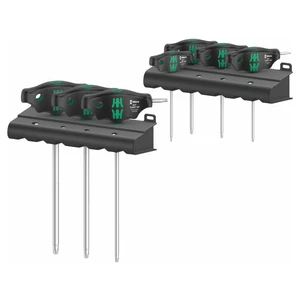 Wera 023452 Zástrčné klíče TORX® s T-rukojetí 454/7 HF Set 1 (Sada 9 dílů s přidržovací fu