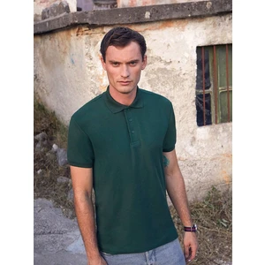 Heavy Polo Friut of the Loom Green T-Shirt