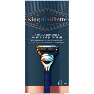 Gillette Holiaci strojček King (Shave & Edging Razor) + 1 náhradná hlavica