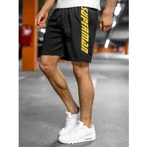 Pantaloni scurți de training negri Bolf KS2595