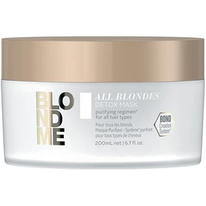 Schwarzkopf Professional BlondMe All Blondes Detox Mask maska wzmacniająca do włosów blond 200 ml