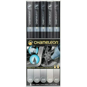 Chameleon Stínovací popisovač Grey Tones 5 ks