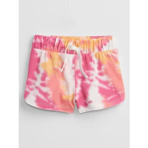 Barevné holčičí dětské kraťasy print knit shorts