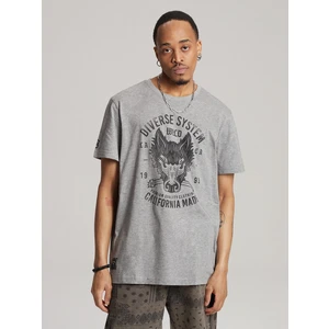 Diverse Men's printed T-shirt WOLF CALI