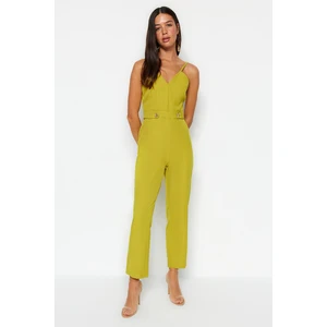 Trendyol Green Button Detailed Jumpsuit