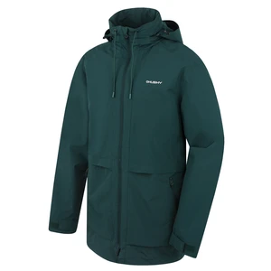 Husky Nevr M XL, dk. green Pánský hardshell kabát