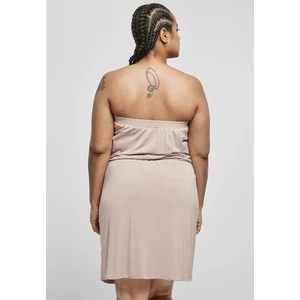 Women's viscose short bandeau dress dukrose