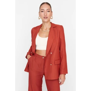 Trendyol Weave Tile Lined Blazer Jacket