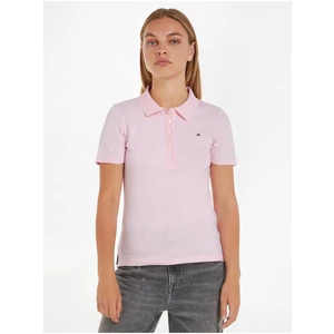 Light pink womens polo shirt Tommy Hilfiger 1985 Pique - Women