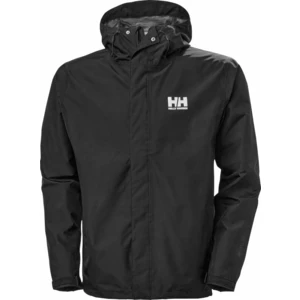 Helly Hansen Men's Seven J Rain Jacket Black L Dzseki